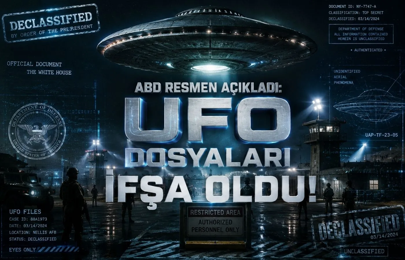 ABD Dünyayı Ayağa Kaldırdı: Pentagon Yüzyıllık "UFO" Arşivini Resmen Erişime Açtı!