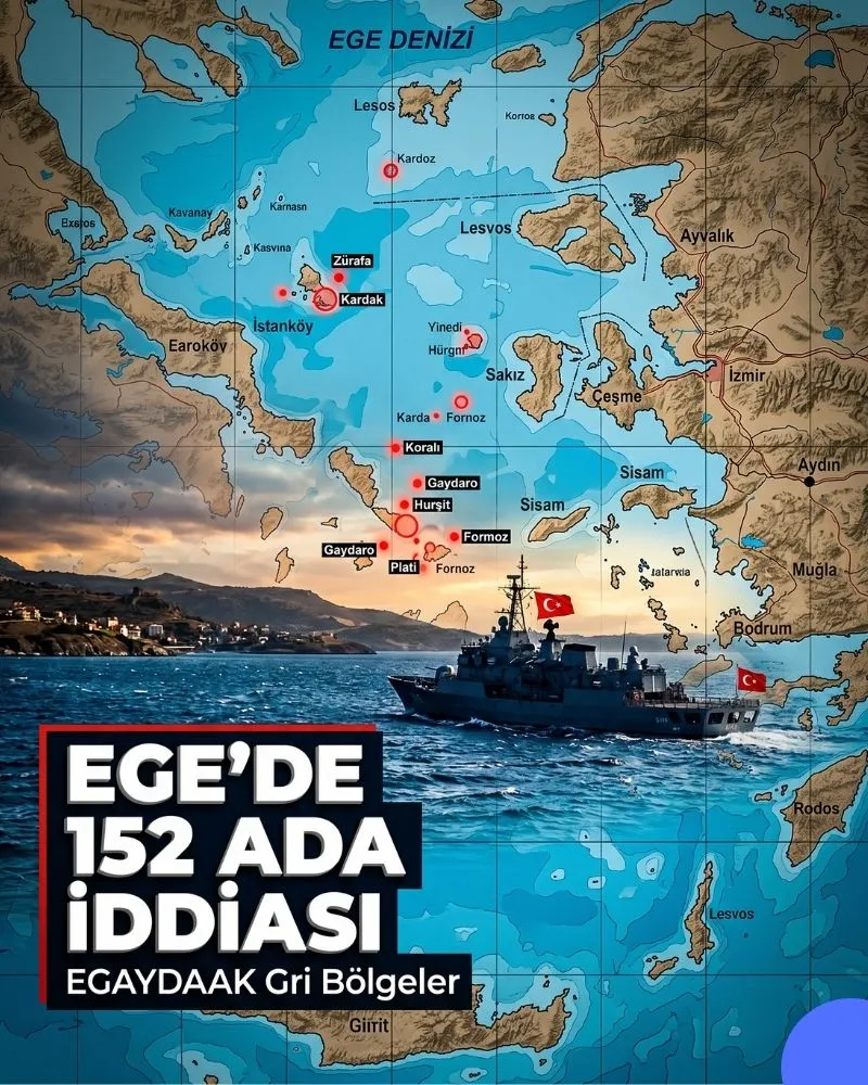 Ege'de 152 Ada Tartışması Yeniden Alevlendi: EGAYDAAK ve Mavi Vatan Kanunu Hazırlığı